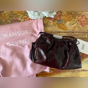 🦋Mansur Gavriel Mini Cloud Leather Clutch